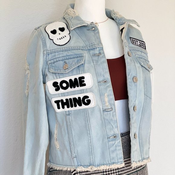 Mango Patches Denim Jacket - Picture 9 of 11